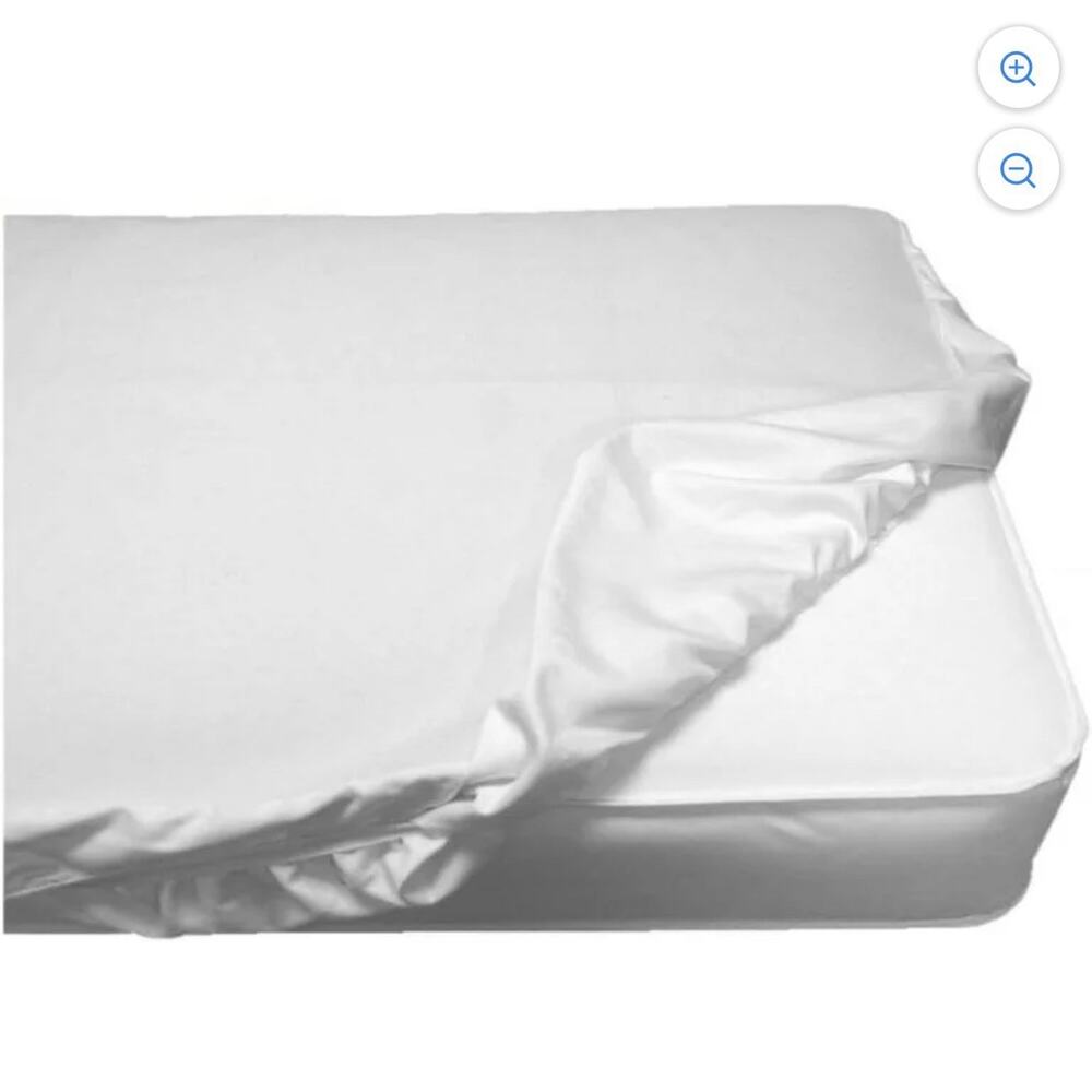 Fitted Crib Mattress Cover Vinyl Standard Size 28" x 52 Waterproof Protection
